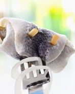 Рыбные рулеты из огурцов