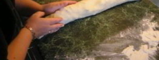 слоеный рулет с яблоками. Шаг 5