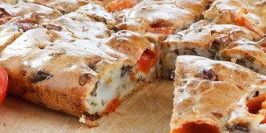 Слоеный рулет со сладким перцем