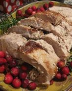 Свиной рулет с грибной начинкой