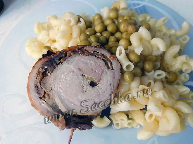 Рецепт свиного рулета