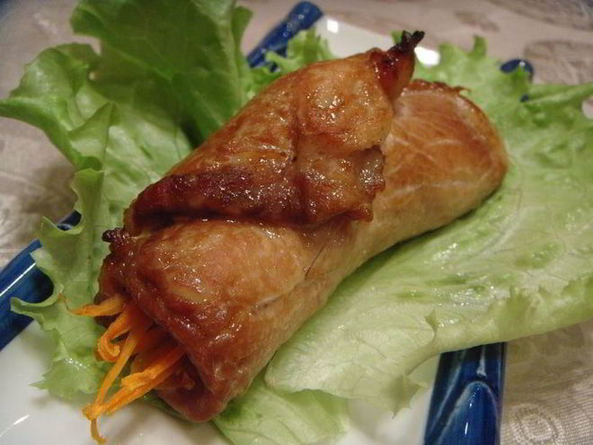 Рецепт свиных рулетиков по-японски