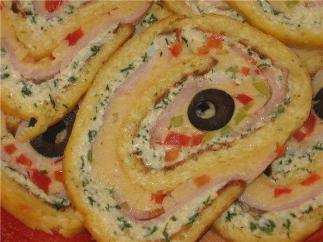 Рецепт сырного рулета югра