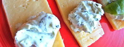 сырные рулетики с киви. Шаг 14