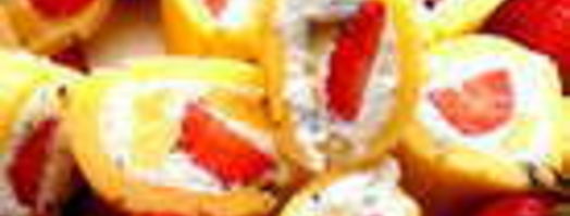 сырные рулетики с киви. Шаг 22