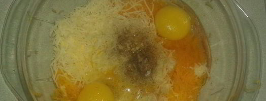 тыквенно-чесночный рулет с рыбной начинкой. Шаг 3