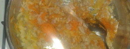 тыквенно-чесночный рулет с рыбной начинкой. Шаг 7