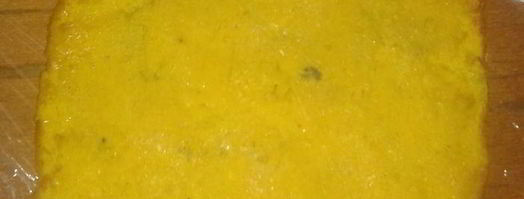 тыквенно-чесночный рулет с рыбной начинкой. Шаг 8