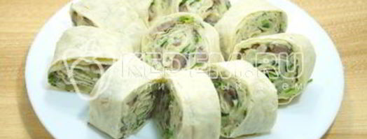 закусочный рулет русская душа. Шаг 9