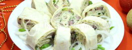 закусочный рулет русская душа. Шаг 10