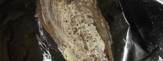 запеченные рулеты из скумбрии. Шаг 5