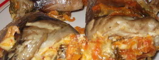 запеченные рулеты из скумбрии. Шаг 10