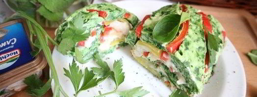 зеленый рулет с креветками и болгарским перцем. Шаг 17