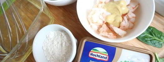 зеленый рулет с креветками и болгарским перцем. Шаг 5