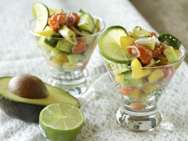 Рецепт рыбного севиче из лосося