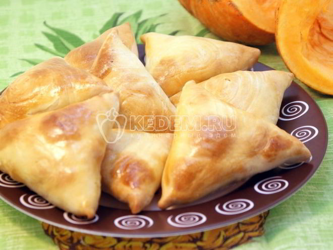 Рецепт самсы с тыквой