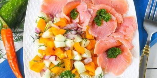 Севиче из лосося