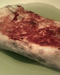 Домашняя шаурма с курицей в лаваше