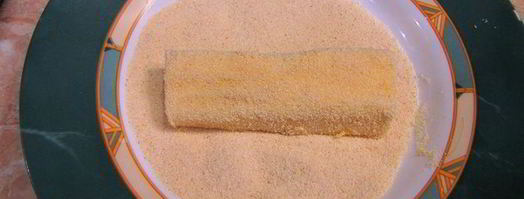 сыр, зажаренный в сухарях. Шаг 5