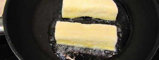 сыр, зажаренный в сухарях. Шаг 6