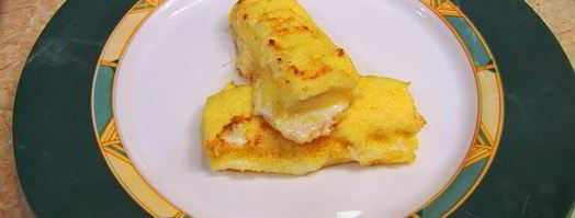 сыр, зажаренный в сухарях. Шаг 7