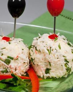 Сырные крабовые шарики