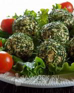 Сырные шарики с черри