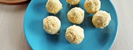 сырные шарики с черри. Шаг 8