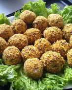 Сырные шарики с фисташками