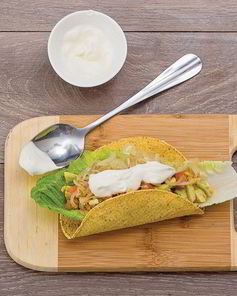 Такос с нутом и авокадо