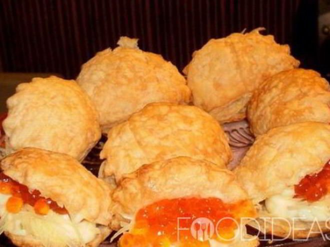 Рецепт тарталеток с икрой