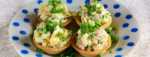 тарталетки с печенью трески. Шаг 6