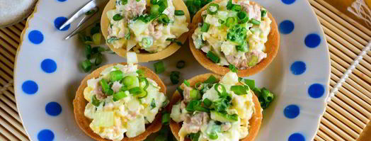 тарталетки с печенью трески. Шаг 7