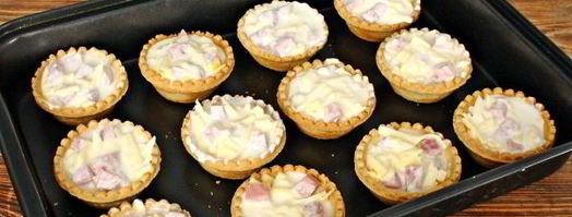 тарталетки с ветчиной и сыром. Шаг 8