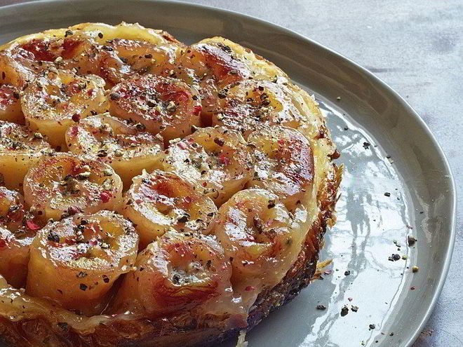 Рецепт бананового тарта татен
