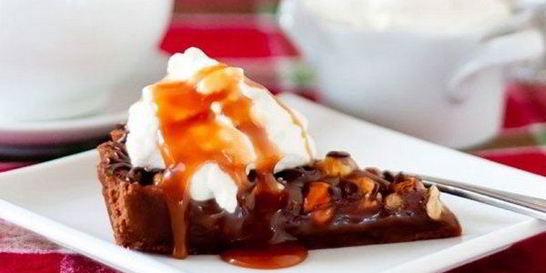 Французский шоколадный тарт с фундуком