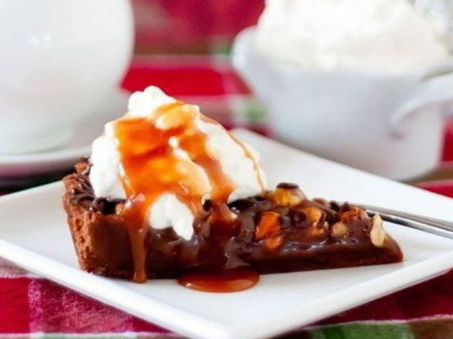 Рецепт французского шоколадного тарта с фундуком