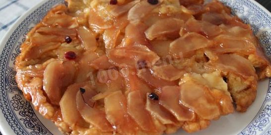 Французский тарт Татен с яблоками