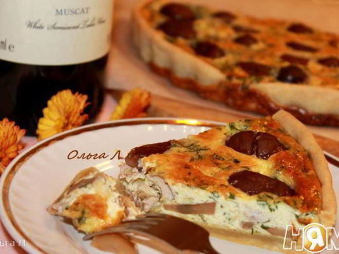 Рецепт грибного тарта