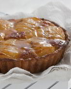 Грушевый тарт на шоколадно-миндальном тесте