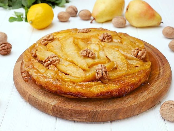 Рецепт грушевого тарта татен