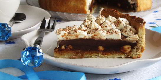 Карамельно-шоколадный тарт