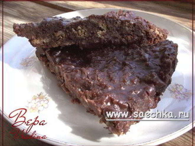 Рецепт хрустящего шоколадного тарта