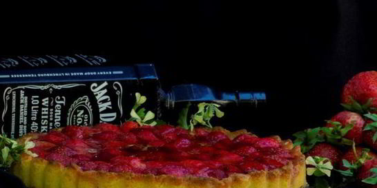 Клубнично-кокосовый тарт