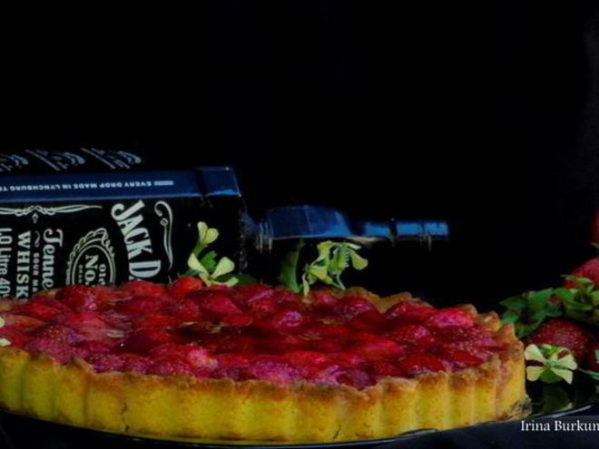 Рецепт клубнично-кокосового тарт