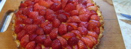 клубнично-кокосовый тарт. Шаг 8