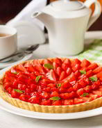 Клубничный тарт с заварным кремом