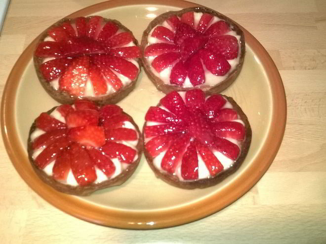 Рецепт клубничного тарта tarte aux fraises