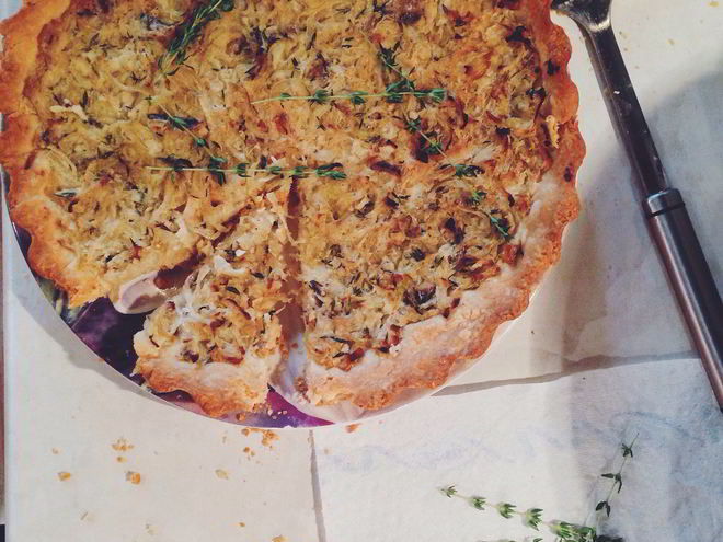 Рецепт лукового тарта