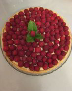 Малиновый тарт с заварным кремом